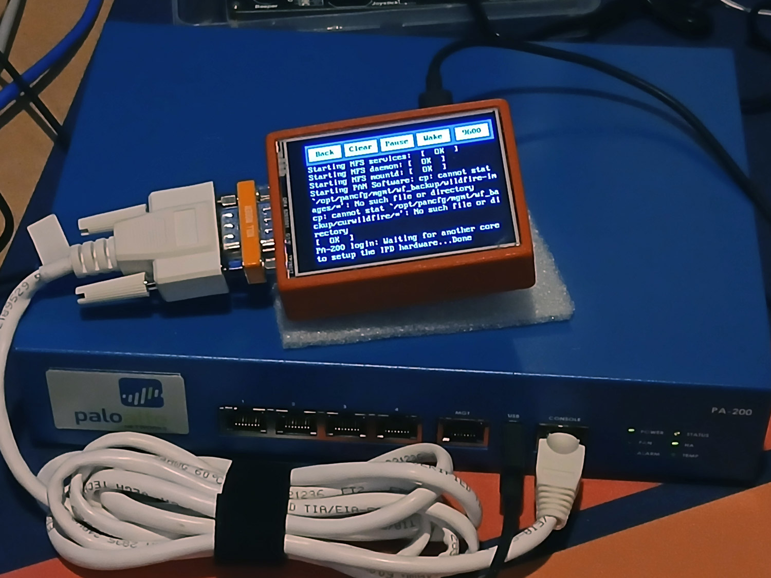 Prototype on Palo Alto PA-200